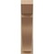 Ekena Millwork 8-in W x 26-in D x 30-in H Funston Slat Rough Cedar Woodgrain TimberThane Outlooker, Primed Tan OUTUR080X26X30FST24RCPR - alternate 5